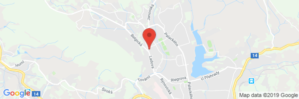 Google map: Antala Staška 34, Praha 4